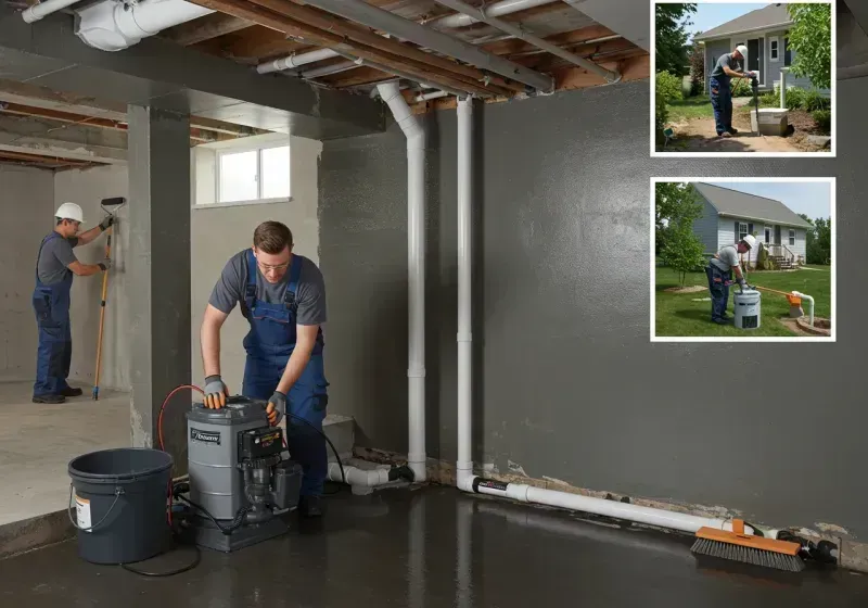 Basement Waterproofing and Flood Prevention process in El Dorado County, CA